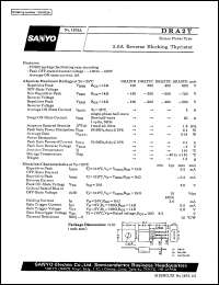 datasheet for DRA2T by SANYO Electric Co., Ltd.