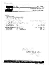 datasheet for DSA17 by SANYO Electric Co., Ltd.