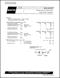 datasheet for DSA20T by SANYO Electric Co., Ltd.