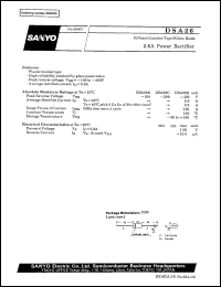 datasheet for DSA26 by SANYO Electric Co., Ltd.