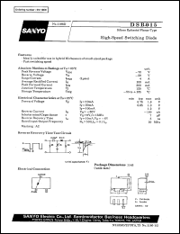 datasheet for DSB015 by SANYO Electric Co., Ltd.