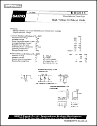 datasheet for DSC015 by SANYO Electric Co., Ltd.