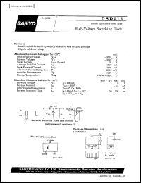 datasheet for DSD015 by SANYO Electric Co., Ltd.