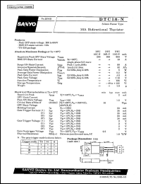 datasheet for DTC10C-N by SANYO Electric Co., Ltd.