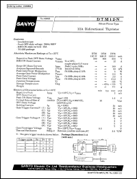 datasheet for DTM12C-N by SANYO Electric Co., Ltd.