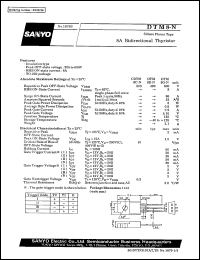 datasheet for DTM8C-N by SANYO Electric Co., Ltd.