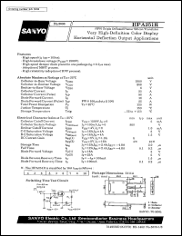 datasheet for HPA251R by SANYO Electric Co., Ltd.