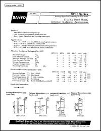 datasheet for SPD-121 by SANYO Electric Co., Ltd.