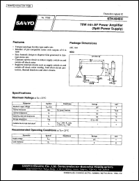 datasheet for STK4040II by SANYO Electric Co., Ltd.