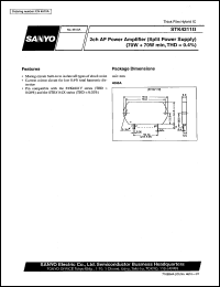 datasheet for STK4211II by SANYO Electric Co., Ltd.