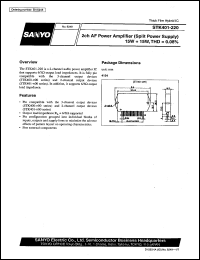 datasheet for STK401-220 by SANYO Electric Co., Ltd.