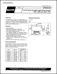 datasheet for STK405-030 by SANYO Electric Co., Ltd.