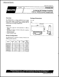 datasheet for STK350-050 by SANYO Electric Co., Ltd.