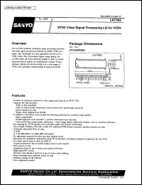 datasheet for LA7383 by SANYO Electric Co., Ltd.