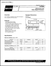 datasheet for LA7390N by SANYO Electric Co., Ltd.