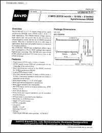 datasheet for LC382161T-17 by SANYO Electric Co., Ltd.