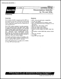datasheet for LC7441N by SANYO Electric Co., Ltd.