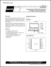 datasheet for LC78815M by SANYO Electric Co., Ltd.
