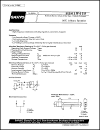 datasheet for SB01W05S by SANYO Electric Co., Ltd.