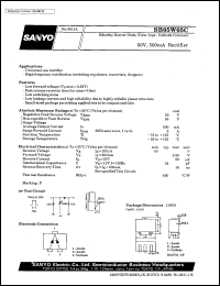 datasheet for SB05W05C by SANYO Electric Co., Ltd.