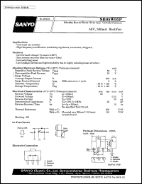 datasheet for SB05W05P by SANYO Electric Co., Ltd.