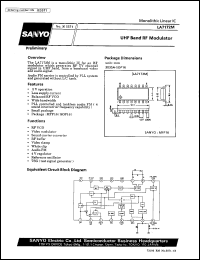 datasheet for LA7172M by SANYO Electric Co., Ltd.