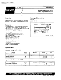 datasheet for LA7391AN by SANYO Electric Co., Ltd.