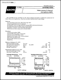 datasheet for LA7470M by SANYO Electric Co., Ltd.