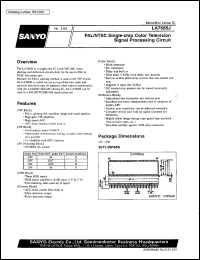 datasheet for LA7685J by SANYO Electric Co., Ltd.