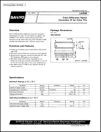 datasheet for LA7698 by SANYO Electric Co., Ltd.