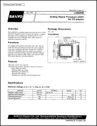 datasheet for LA9233M by SANYO Electric Co., Ltd.