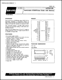 datasheet for LC73711N by SANYO Electric Co., Ltd.