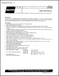 datasheet for LC73720 by SANYO Electric Co., Ltd.