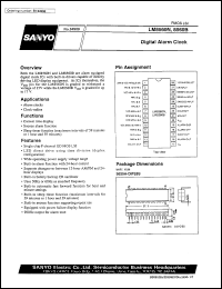 datasheet for LM8560N by SANYO Electric Co., Ltd.