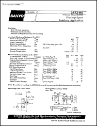 datasheet for 2SK1445 by SANYO Electric Co., Ltd.