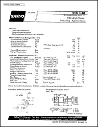 datasheet for 2SK1446 by SANYO Electric Co., Ltd.