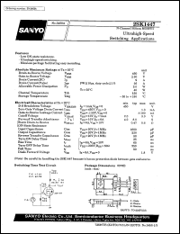 datasheet for 2SK1447 by SANYO Electric Co., Ltd.