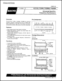 datasheet for LC7152 by SANYO Electric Co., Ltd.