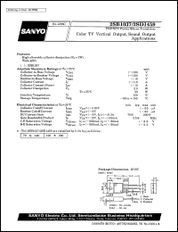 datasheet for 2SB1037 by SANYO Electric Co., Ltd.