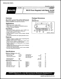 datasheet for LA5607 by SANYO Electric Co., Ltd.