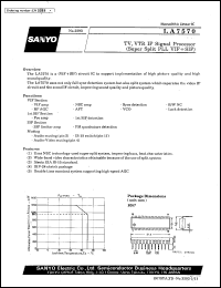 datasheet for LA7570 by SANYO Electric Co., Ltd.