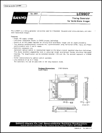 datasheet for LC9907 by SANYO Electric Co., Ltd.
