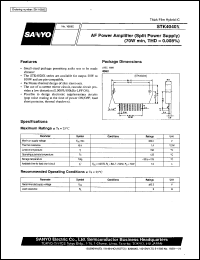 datasheet for STK4040X by SANYO Electric Co., Ltd.