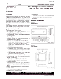 datasheet for LC66354C by SANYO Electric Co., Ltd.