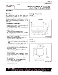 datasheet for LC66P5316 by SANYO Electric Co., Ltd.
