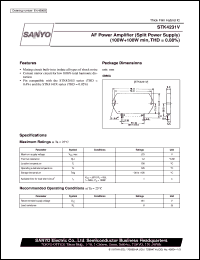 datasheet for STK4231V by SANYO Electric Co., Ltd.