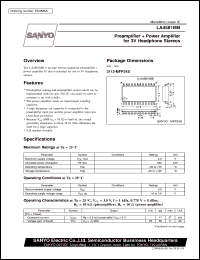 datasheet for LA4581MB by SANYO Electric Co., Ltd.