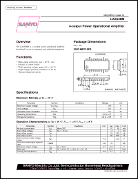 datasheet for LA6540M by SANYO Electric Co., Ltd.