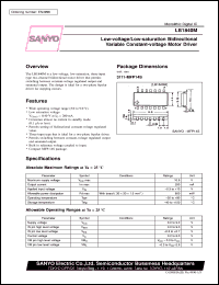 datasheet for LB1840M by SANYO Electric Co., Ltd.