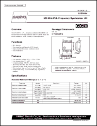 datasheet for LV2105V by SANYO Electric Co., Ltd.